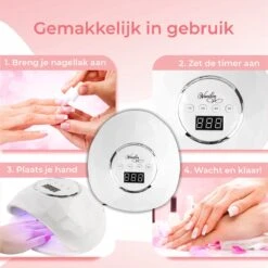 Vanilon UV Lamp Gelnagels - Gellak Nagel Droger - 86W LED - 2,5 Meter Snoer -Bekende Cosmetica Winkel 1200x1199 1