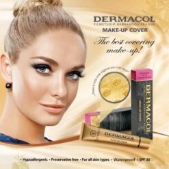 Dermacol Camouflage Make-up Cover Legendary High Covering Make-up - 30 Gram - Vrouw - Waterproof - Tint 223 -Bekende Cosmetica Winkel 1200x1200 1024