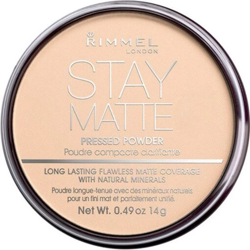 Rimmel London Stay Matte Pressed Powder - 005 Silky Beige -Bekende Cosmetica Winkel 1200x1200 1036