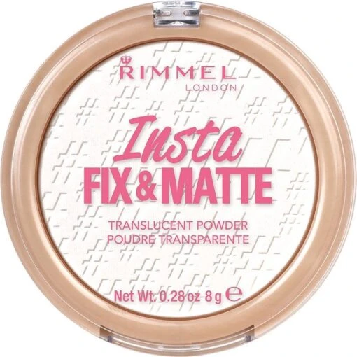 Rimmel London Insta Fix & Matte Make-uppoeder - 01 Clear -Bekende Cosmetica Winkel 1200x1200 1076