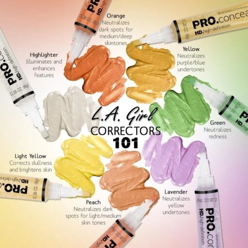 L.A. Girl - HD Pro Concealer - GC990 - Orange - Corrector - Oranje - Medium Tot Donkere Huid - Cruelty Free - 8 G -Bekende Cosmetica Winkel 1200x1200 1237