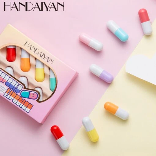 HANDAIYAN Mini Pil Lipgloss Capsule Lippenstift Lippenstift Voorbeeld 8 Kleurenset -Bekende Cosmetica Winkel 1200x1200 1376