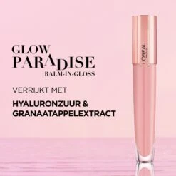 L'Oréal Paris Glow Paradise Balm In Gloss - 402 I Soar - Transparant Roze - Volumegevende Lipgloss - 7 Ml -Bekende Cosmetica Winkel 1200x1200 1402