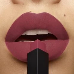 Yves Saint Laurent - Thin Frosting Lipstick With Leather Effect Rouge Pur Couture The Slim 2.2g 16 Rosewood Oddity -Bekende Cosmetica Winkel 1200x1200 1440