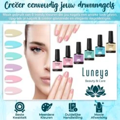 Luneya Gellak - Vivid Vibes Edition - 6-Delige Gellak Starterspakket - Gel Nagellak -Bekende Cosmetica Winkel 1200x1200 146