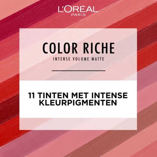 L'Oréal Paris - Color Riche Intense Volume Matte Lipstick- 336 Le Rouge Avant-Garde - Lippenstift Rood -Bekende Cosmetica Winkel 1200x1200 1644