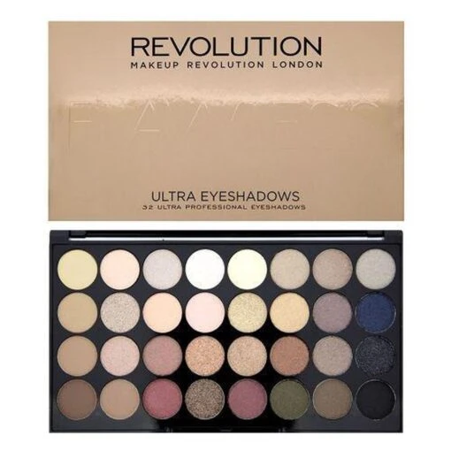 Makeup Revolution London Flawless Ultra Eyeshadows - Oogschaduw Palette - 32 Kleuren -Bekende Cosmetica Winkel 1200x1200 1709