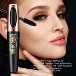 4D Fiber Waterproof Mascara - Zwart - Lange En Volle Wimpers -Bekende Cosmetica Winkel 1200x1200 1768