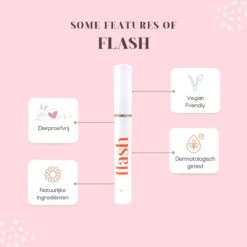 Célie Beauty FLASH - Wimperserum - Binnen 1 Week Zichtbaar Resultaat - 100% Vegan - Wimpergroei - Wimperverzorging - Volle Wimpers - Dikke Wimpers - 3ml - Hydraterend -Bekende Cosmetica Winkel 1200x1200 1812