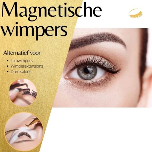 Magnetische Eyeliner Met 3D Magnetische Wimpers - Nepwimpers - Herbruikbaar - Zwart- Wimperset - Wimper Extensions - -Bekende Cosmetica Winkel 1200x1200 1941