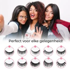 Mina Beauty Magnetische Wimpers – Magnetic Lashes - Wimperset (10 Stuks) Met 2 Magnetische Eyeliners En Een Applicator -Bekende Cosmetica Winkel 1200x1200 1952