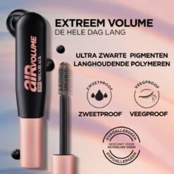 L'Oréal Paris Air Volume 30H Mega Black Mascara - 9,4ml -Bekende Cosmetica Winkel 1200x1200 2150