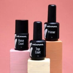 Gellak Méanail - Starterspakket- Primer 15ml- Base Coat 10ml- Top Coat 15ml & Nailaccessoires -Bekende Cosmetica Winkel 1200x1200 221