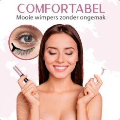 Magnetische Wimpers Met Eyeliner Set - Magnetic Lashes - Magneet - 10 Sets Nepwimpers Met 2 Eyeliners En 1 Applicator - Zwart -Bekende Cosmetica Winkel 1200x1200 2225