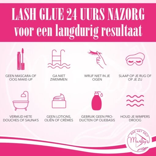 MURLEY'S Wimperlijm- Wimperextensions Lijm - Lash Glue - Zwart - Eenmalig Aanbrengen Voor Wekenlang Plezier - Perfecte Wimpers -Bekende Cosmetica Winkel 1200x1200 2261