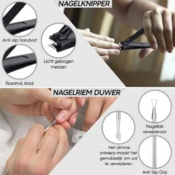 Thumbs Up 7-Delige Nagel Set - Ingegroeide Teennagel - Nageltang - Teennagelknipper - Nagelknipper Set - Zwart -Bekende Cosmetica Winkel 1200x1200 23