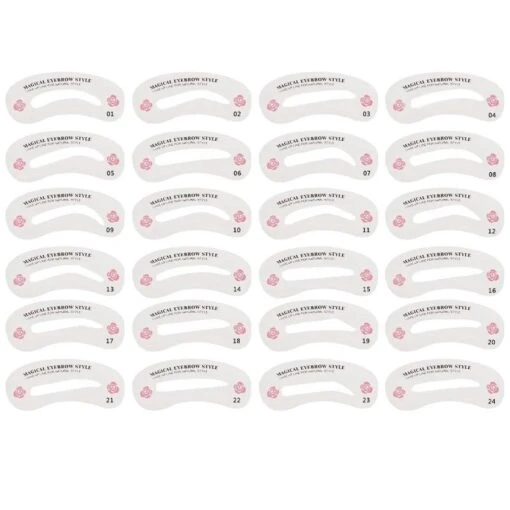 LOUZIR Wenkbrauw Sjablonen Set - 24 Stuks - Wenkbrauw Tekenen -Bekende Cosmetica Winkel 1200x1200 2371