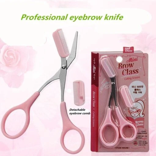 Etude House - Wenkbrauw Trimmer/Schaar/Kam - Roze -Bekende Cosmetica Winkel 1200x1200 2378