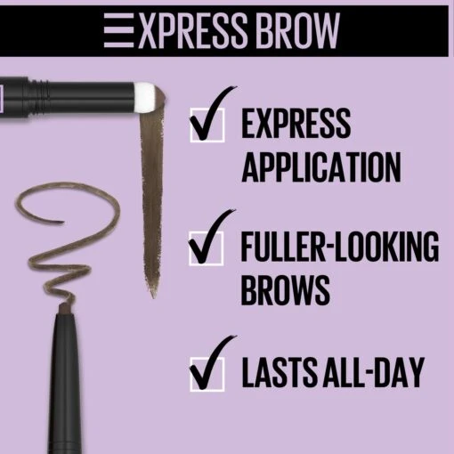 Maybelline Express Brow Duo Wenkbrauwpotlood - 05 Black Brown -Bekende Cosmetica Winkel 1200x1200 2389