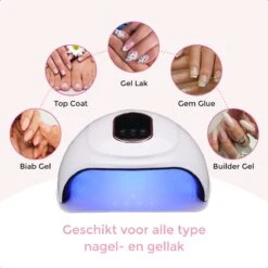 Price2buy UV Lamp Gelnagels + Extra's - Nagellamp - Set Met Nageldroger - Gellak Lamp - Draagbaar -Bekende Cosmetica Winkel 1200x1200 253