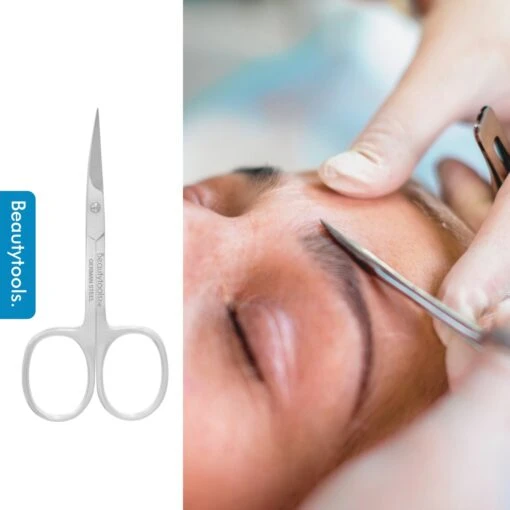 BeautyTools Wenkbrauwschaar - Wenkbrauw Trimmer - Eyebrow Scissor - Stevig Recht Snijvlak - INOX (9.5 Cm) (NS-0799) -Bekende Cosmetica Winkel 1200x1200 2531