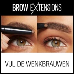 Maybelline Brow Extensions - 04 Medium Brown - Bruin Wenkbrauwpotlood - 10,5 Gr. -Bekende Cosmetica Winkel 1200x1200 2585