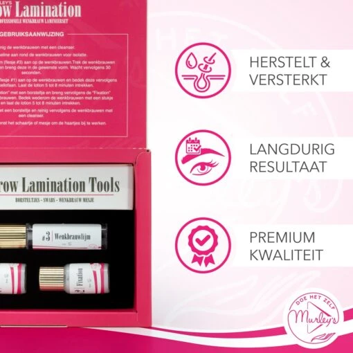 MURLEY'S Brow Lamination Kit - Brow Lift - Starterkit - Wenkbrauwlifting Set - Langdurig Perfecte Wenkbrauwen -Bekende Cosmetica Winkel 1200x1200 2616