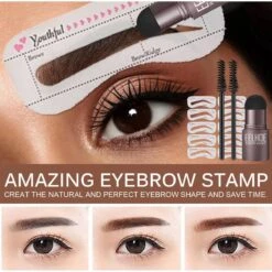 EverToys Wenkbrauw Stempel - Plus Poeder - Eye Brow Stamp - Kit - Trimmer - Potlood - Lash Lift - Stick - Potlood - Set - Bruin -Bekende Cosmetica Winkel 1200x1200 2626