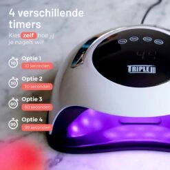 Triple J® UV Lamp Gelnagels - Nageldroger - Nagellamp - Automatische Timer - 36 LEDs - Wit -Bekende Cosmetica Winkel 1200x1200 265