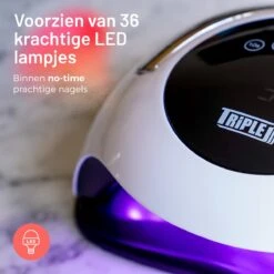 Triple J® UV Lamp Gelnagels - Nageldroger - Nagellamp - Automatische Timer - 36 LEDs - Wit -Bekende Cosmetica Winkel 1200x1200 268