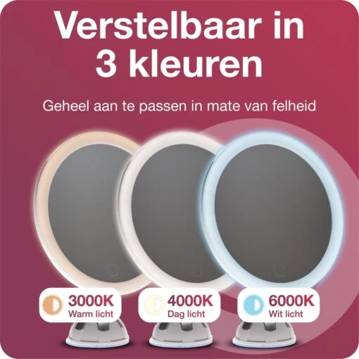 Innovision Make Up Spiegel Met Verlichting En Zuignap - 360° Verstelbaar - 10x Vergroot -Bekende Cosmetica Winkel 1200x1200 2686