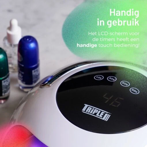 Triple J® UV Lamp Gelnagels - Nageldroger - Nagellamp - Automatische Timer - 36 LEDs - Wit -Bekende Cosmetica Winkel 1200x1200 269