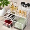 Wowup Makeup Organizer | Cosmetica Houder | Makeup Doos | Transparant | Tweedelig | Sieradendoos | Nagellak Opberger | Makeup Opberger | Lippenstift Opberger | Lippenstift Organizer -Bekende Cosmetica Winkel 1200x1200 2728