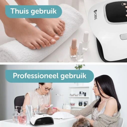 ForDig 220W Professionele Nageldroger Voor Gel Nagels - Nagellak Droger Met UV LED Lamp En Timer Voor Gelnagels - Nageldrogerlamp Met 57 LED Lampjes Voor Nagel Gellak - Geschikt Voor Manicure En Pedicure - Nagellakdroger Hard Gelpolish Builder -Bekende Cosmetica Winkel 1200x1200 273