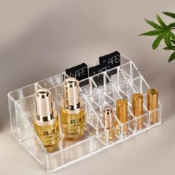 Wowup Makeup Organizer | Cosmetica Houder | Makeup Doos | Transparant | Tweedelig | Sieradendoos | Nagellak Opberger | Makeup Opberger | Lippenstift Opberger | Lippenstift Organizer -Bekende Cosmetica Winkel 1200x1200 2732