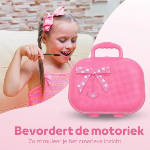 Make Up Koffer 25 Delig - Roze - Make Up Koffer Met Inhoud - Make Up Koffer Meisjes - Make Up Koffer Kinderen - Make Up Set Voor Meisjes -Bekende Cosmetica Winkel 1200x1200 2789