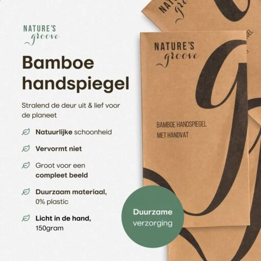 Bamboe Handspiegel Met Handvat - 15 Cm - Make Up Spiegel / Scheerspiegel / Kappersspiegel - 150 Gram - Kapper -Bekende Cosmetica Winkel 1200x1200 2899