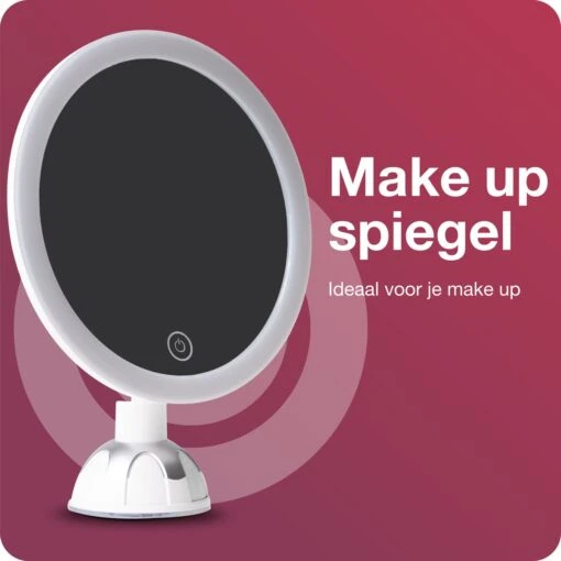 Innovision Make Up Spiegel - Met Verlichting En Zuignap - 360° Verstelbaar - Werkt Op Batterijen En Op Stroom - 5x Vergroot -Bekende Cosmetica Winkel 1200x1200 2959