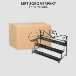 Confibel Nagellak Organizer - Nagellak Flesjes Houder - Essentiële Oliën Organizer - Rek Voor Flesjes - Wanddecoratie - Zwart -Bekende Cosmetica Winkel 1200x1200 3018