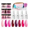 Dipping Powder Starter Kit - 8 Kleuren - Roze - Dip Poeder - Acryl Nagels - Dip Nagels - Meest Complete Starterspakket - Nagel Poeder - MTSSII - -Bekende Cosmetica Winkel 1200x1200 312