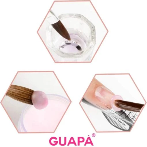 GUAPÀ Acryl Starterspakket | Acryl Nagels | Acrylic Liquid | Acryl Penselen | Dappendish | Acryl Nagels | Acrylic Nails -Bekende Cosmetica Winkel 1200x1200 330