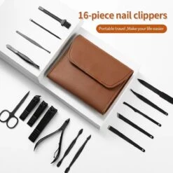 16 Delig Manicure Set Met Gezichtsmasker- Nagelset -Nagelvijl - Nagelknipper- Nagelschaar - Pincet- Manicureset Met Luxe Etui Voor Nagel -Bekende Cosmetica Winkel 1200x1200 364