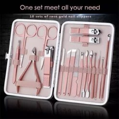 Luxe 18-delige Manicure Set - Manicure Pedicure Set- Nagelverzorging- Met Opbergetui -Bekende Cosmetica Winkel 1200x1200 382