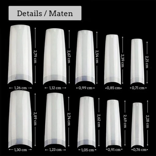 Nagel Tips Eldur - Kunstnagel Set 500 Stuks Wit - Acryl En Gel - 500 Stuks French Nail Tips -Bekende Cosmetica Winkel 1200x1200 495