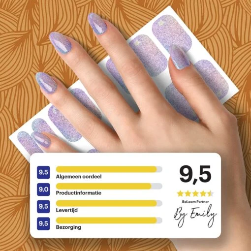 By Emily - Nagel Wrap - | Galaxy Dream | 16 Stickers | Nail Wrap | Nail Art | Trendy | Design | Nagellakvrij | Eenvoudig | Nagel Wrap | Nagel Stickers | Folie | Zelfklevend | Sjablonen -Bekende Cosmetica Winkel 1200x1200 535