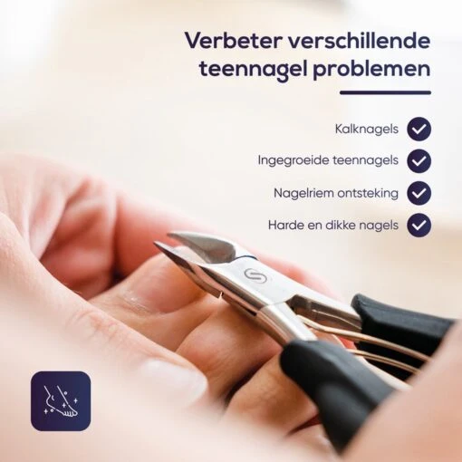 Skeraxo® Professionele Pedicureset Nageltang Kalknagel - Met Nagelvijl & Vuil Verwijderaar - Nagelschaar Voor Harde Teennagels – Nagelknipper Ingegroeide Teennagel - Inclusief Teennagel Correctors -Bekende Cosmetica Winkel 1200x1200 551