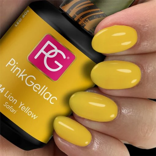 Pink Gellac Gel Nagellak Kleur 314 Lion Yellow -Bekende Cosmetica Winkel 1200x1200 563