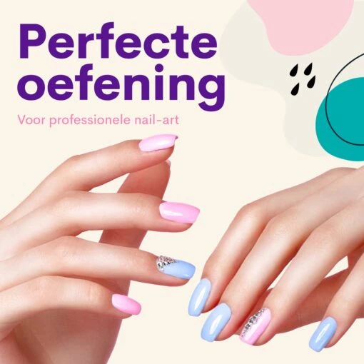 Merkloos Oefenhand Voor Nagels - Nailtrainer - Nagel Oefenhand - Compleet Acryl Nagels Starterpakket -Bekende Cosmetica Winkel 1200x1200 6