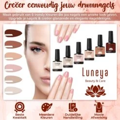 Luneya Gellak - Nude Tones Edition - 6-Delige Gellak Starterspakket - Gel Nagellak -Bekende Cosmetica Winkel 1200x1200 681