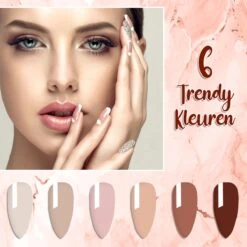 Luneya Gellak - Nude Tones Edition - 6-Delige Gellak Starterspakket - Gel Nagellak -Bekende Cosmetica Winkel 1200x1200 685